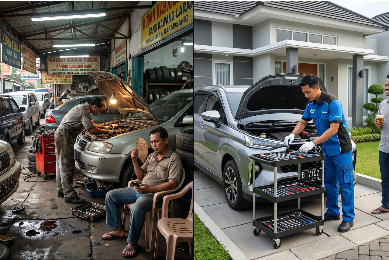 Servis di Bengkel vs Servis Panggilan: Mana yang Lebih Efisien?
